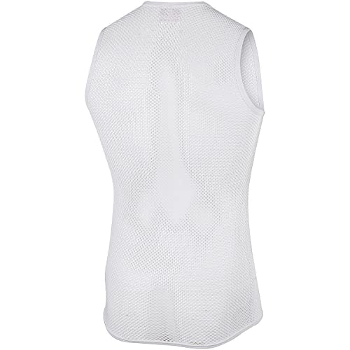 castelli Core Mesh 3 Sleeveless Maglietta, Uomo, Blanco, S/M