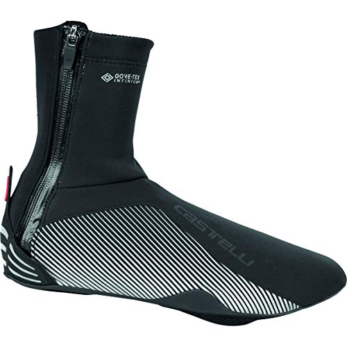 CASTELLI Dinamica Shoecover Cubrezapatillas para Ciclismo, Negro, M para Mujer