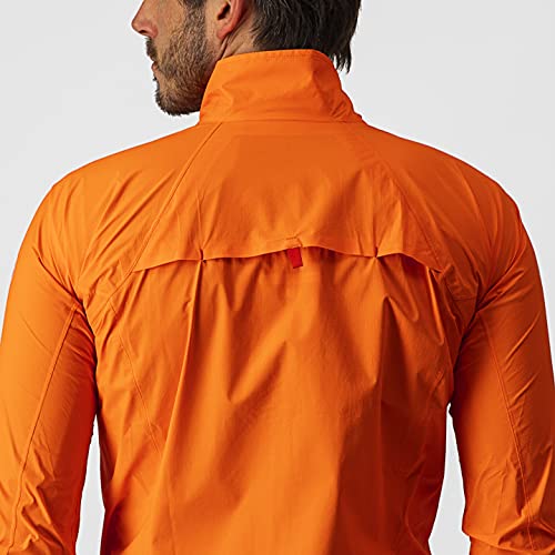 castelli Emergency 2 Rain Jacket Chaqueta, Hombre, Brilliant Orange, M