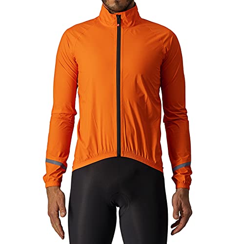 castelli Emergency 2 Rain Jacket Chaqueta, Hombre, Brilliant Orange, M