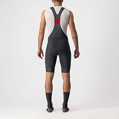 CASTELLI Endurance 3 Bibshort Pantalones Cortos, Negro, M para Hombre