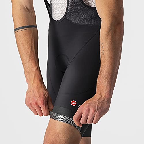 CASTELLI Endurance 3 Bibshort Pantalones Cortos, Negro, M para Hombre