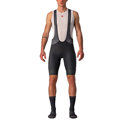 CASTELLI Endurance 3 Bibshort Pantalones Cortos, Negro, M para Hombre