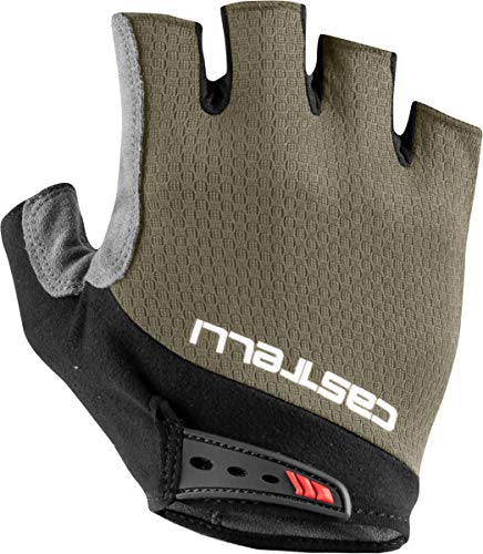 CASTELLI Entra V Glove - Guantes de ciclismo para hombre, Hombre, 4521075-364, bark green, X-Large