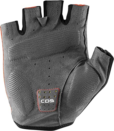 CASTELLI Entra V Glove - Guantes de ciclismo para hombre, Hombre, 4521075-656, fiery red, S