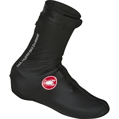 castelli - Fundas para Zapatos de Ciclismo Unisex para Adulto, Color Negro, Talla M