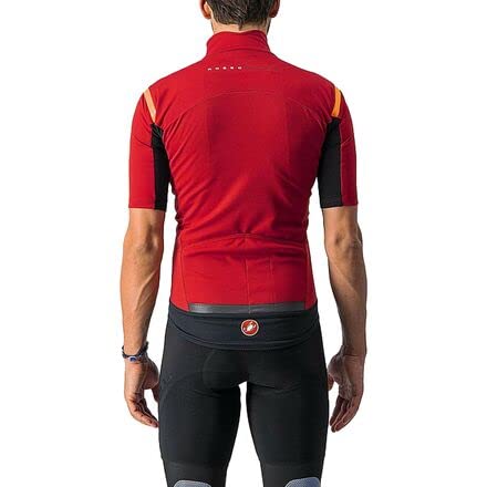 castelli Gabba Ros Chaqueta, Hombre, Pro Red/Brilliant Orange, M