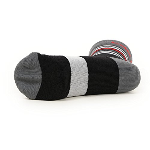 castelli Gregge 15 Sock Calcetines, Unisex Adulto, Black Red, L-XL