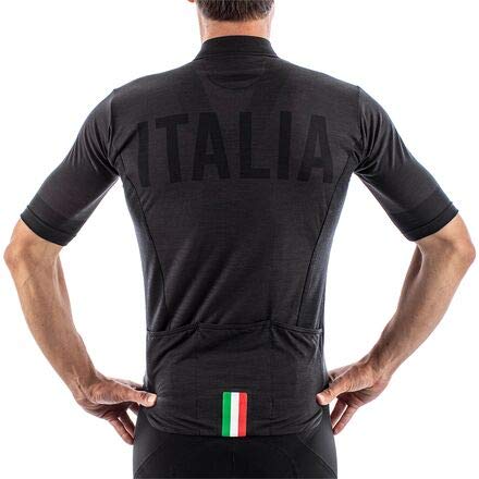 CASTELLI Italia 2.0 Jersey Camiseta, Light Black, M para Hombre