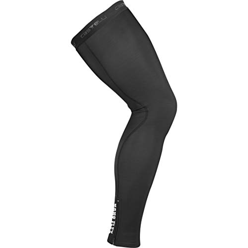 castelli Nano Flex 3G Legwarmer Calentadores, Unisex Adulto, Negro, M