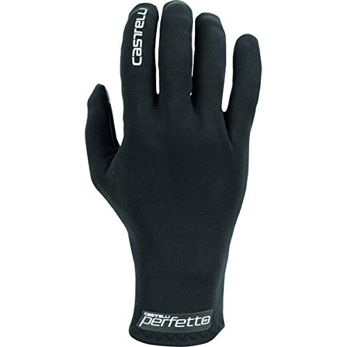 castelli Perfetto Ros W Glove - Guantes de fútbol para Mujer, Color Negro, Talla M