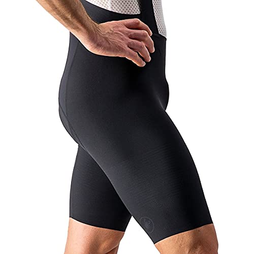 CASTELLI Premio Black Bibshort Pantalones Cortos, Negro, M para Hombre