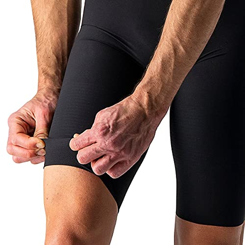 CASTELLI Premio Black Bibshort Pantalones Cortos, Negro, XL para Hombre