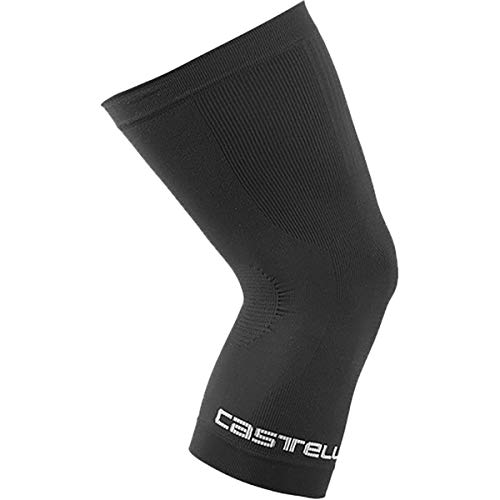 castelli Pro Seamless Knee Warmer Calentadores, Unisex Adulto, Negro, L-XL