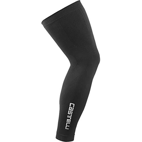 castelli Pro Seamless Leg Warmer - Calentadores Unisex para Adulto, Negro, S/M