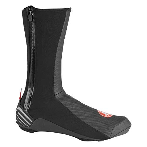 castelli Ros 2 Shoecover - Cubrezapatillas de Ciclismo Unisex - Adulto, Negro, XL