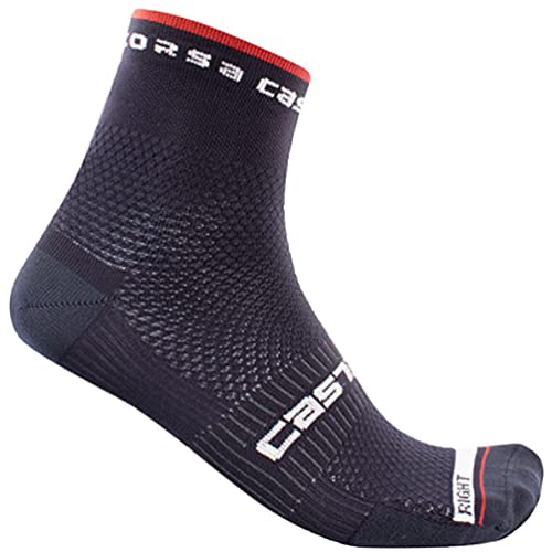 CASTELLI Rosso Corsa Pro 9 Sock Calcetines, Savile Blue, L para Hombre