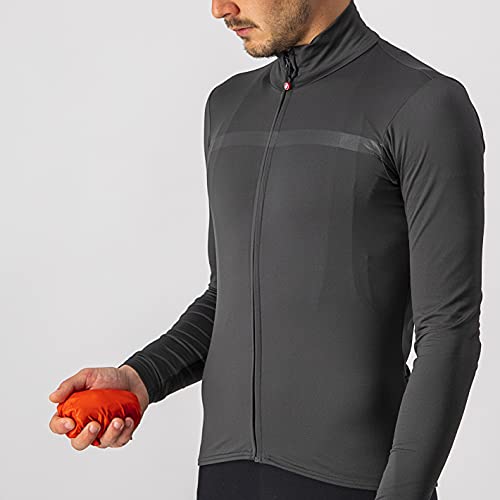 castelli Squadra Stretch Vest Chaleco Deportivo, Hombre, Fiery Red/Dark Gray, M