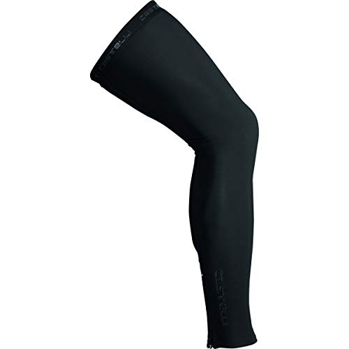 castelli Thermoflex 2 Legwarmer, Calentadores Unisex - Adulto, Negro, L