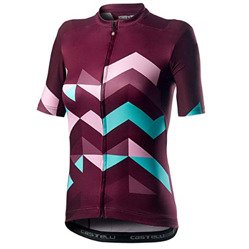 castelli Unlimited W Camiseta, Mujer, Sangria, M