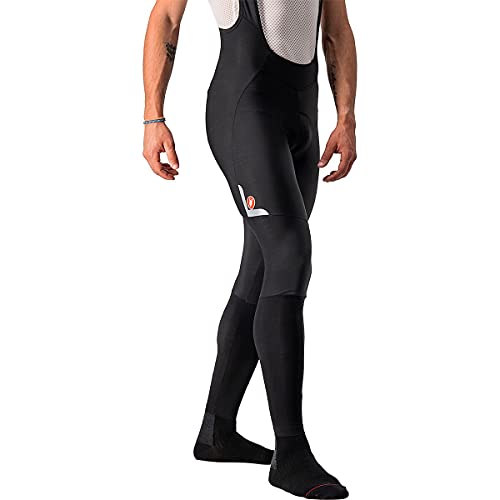 castelli VELOCISSIMO 5 BIBTIGHT Pantalones Cortos, Hombre, Black/Silver Reflex, XXXXL