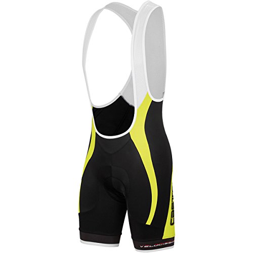 Castelli Velocissimo - Culotte corto (talla M), color negro y amarillo