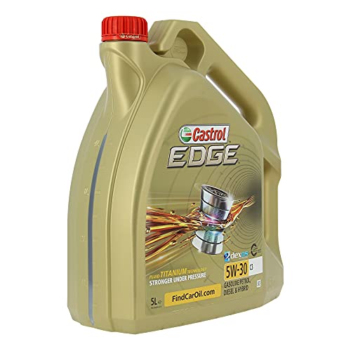 Castrol EDGE - Lubricante con Titanium FST de 5 l, con viscosidad 5W-30 y conforme con la especificación C3