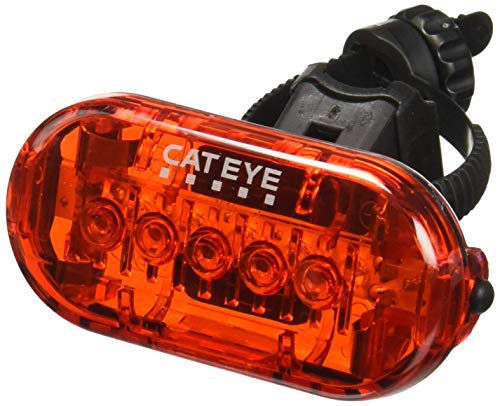 CatEye El135/Tl155 (Omni 5) Set-Hl-el135n/Tl-ld155 Luces y reflectores para Ciclismo, Unisex, Negro, Universal