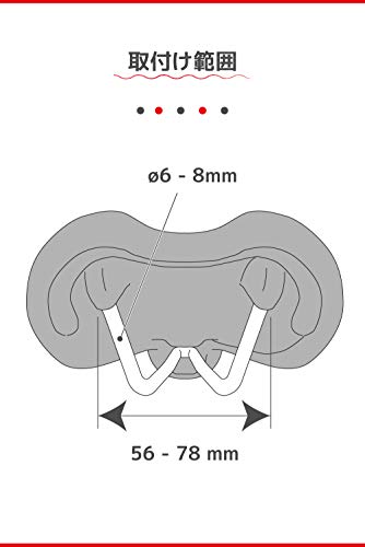 CatEye – RM-1 Soporte de sillín Trasero 544 – 6510 Ciclismo Luces y reflectores – Negro