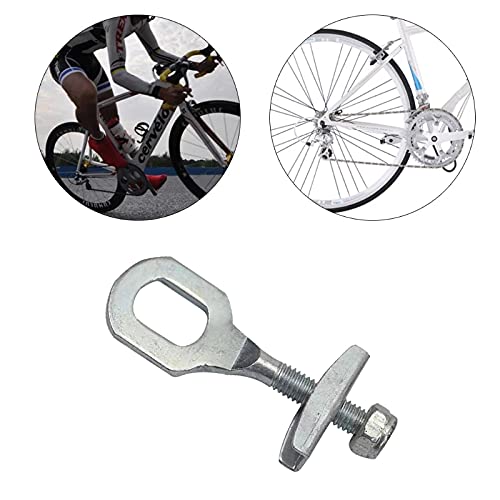 Cdemiy Tensor De Cadena De Bicicleta, 5 Pcs Tensor de Cadena Abierto para Bicicleta, Sujetador de Hierro para Bicicletas, para Bicicletas con Orugas de Una Sola Velocidad de Engranaje Fijo