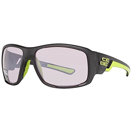 Cébé Northshore Gafas de sol Adultos unisex Matt Translucent Grey Lime Medium