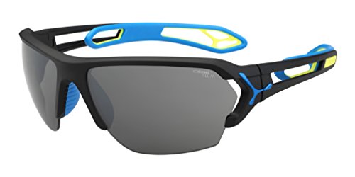 Cébé S'Track, Gafas de Sol, Negro Mate / Azul, M