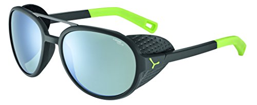 Cébé Summit Gafas de Sol, Unisex Adulto, Matt Black/Lime, Medium