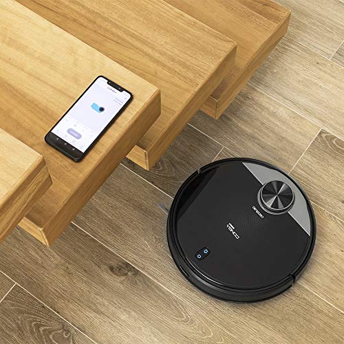 Cecotec Robot Aspirador y Fregasuelos Conga 3890 Ultra. Láser, Potencia Succión 2300Pa, Gestión de estancias, Mapa interactivo, Control APP y Mando, Asistente Virtual, Tanque de sólidos y mixto