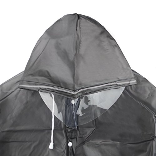 Ceestyle Mujer Chubasquero Poncho, Impermeable y Portátil Transparente Impermeable de Motocicleta EVA Unisex Bicicleta Lluvia Poncho Acampada,Impermeable Raincape