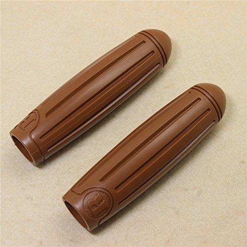 Celtics Vélo Poignées de guidon Marron Pignon Fixe de style rétro vintage japonais Bike Grips, brown 1 pair