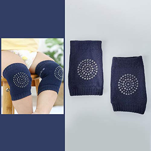 CENRONG Rodilleras Bebe，5Pares Antideslizantes rodilleras bebe Protectores de rodilla de niños Calentador de piernas elástico para bebé，para Bebé 0 a 24 meses