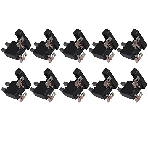 Cepillo de carbón Baverta - Cepillo de carbón generador Cepillo de carbón universal para generador de 4KW 5KW 7KW 10 piezas
