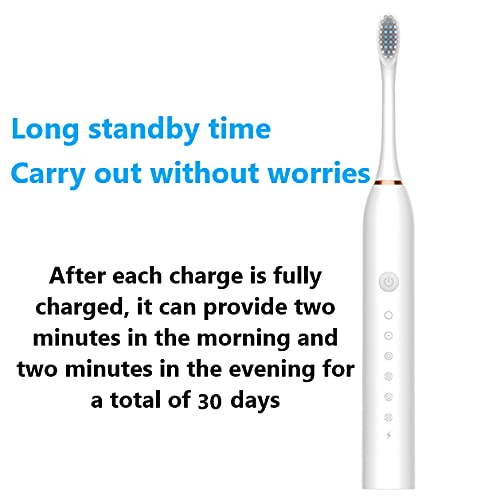 Cepillo de dientes eléctrico de -42000/m con vibración de alta frecuencia. Los modos son adecuados para diferentes escenarios y necesidades – períodos de espera más largos