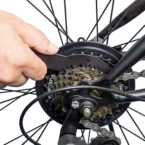 Cepillo de Limpieza para Cadena de Bicicletas, para cadenas, cassettes y ruedas dentadas, Cepillo para limpiar bicicletas, cerdas de nylon, limpieza de engranajes, kit de mantenimiento de la bici