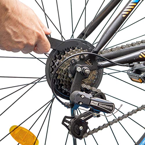 Cepillo de Limpieza para Cadena de Bicicletas, para cadenas, cassettes y ruedas dentadas, Cepillo para limpiar bicicletas, cerdas de nylon, limpieza de engranajes, kit de mantenimiento de la bici