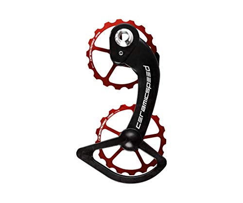 CeramicSpeed csospw10802000 poleas Oversize, Rojo, Talla única