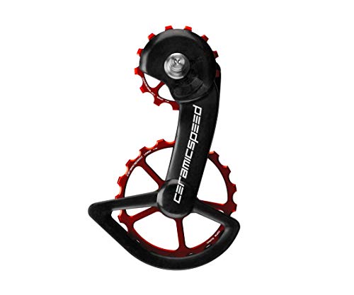 CERAMICSPEED OSPW Shimano DA9100-ULT8000 Red, Adultos Unisex, ROJA, ESTANDAR