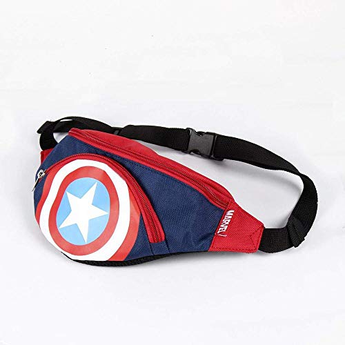 CERDÁ LIFE'S LITTLE MOMENTS Artesania Cerda Bolso Riñonera Avengers, Azul, 33 cm