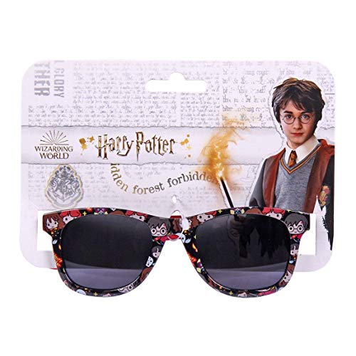 CERDÁ LIFE'S LITTLE MOMENTS Gafas de Sol Cuadradas Niño de Harry Potter-Licencia Oficial Warner Bros, Negro, Talla única-Especialmente diseñadas para una adaptación Perfecta para Niños