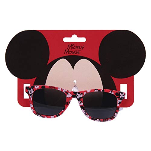 CERDÁ LIFE'S LITTLE MOMENTS Gafas de Sol Mickey Mouse-Licencia Oficial Disney, Rojo, Talla única-Especialmente diseñadas para una adaptación Perfecta para Niños