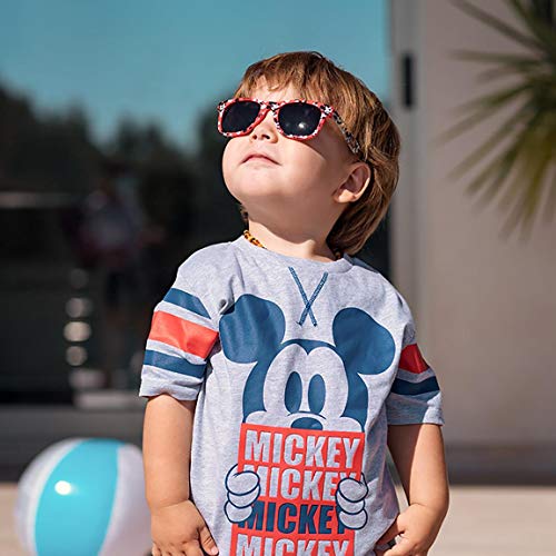 CERDÁ LIFE'S LITTLE MOMENTS Gafas de Sol Mickey Mouse-Licencia Oficial Disney, Rojo, Talla única-Especialmente diseñadas para una adaptación Perfecta para Niños