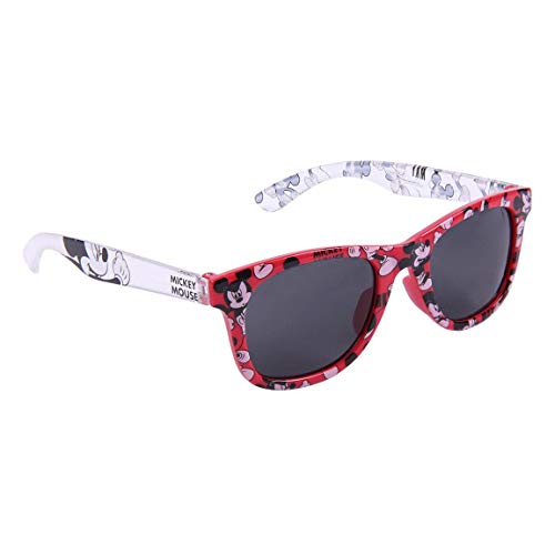 CERDÁ LIFE'S LITTLE MOMENTS Gafas de Sol Mickey Mouse-Licencia Oficial Disney, Rojo, Talla única-Especialmente diseñadas para una adaptación Perfecta para Niños