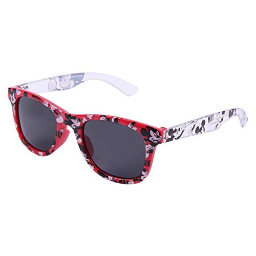 CERDÁ LIFE'S LITTLE MOMENTS Gafas de Sol Mickey Mouse-Licencia Oficial Disney, Rojo, Talla única-Especialmente diseñadas para una adaptación Perfecta para Niños