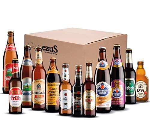 Cervezas Alemanas (Pack 12 variedades) - Cerveza Alemana - Pack Cervezas Alemana - Cervezas del Mundo Regalo - Pack Cervezas del Mundo Regalo - Cervezas del Mundo - Regalo Cervecero - Cerveza Regalo